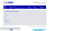 Desktop Screenshot of find-mba.com