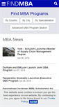 Mobile Screenshot of find-mba.com